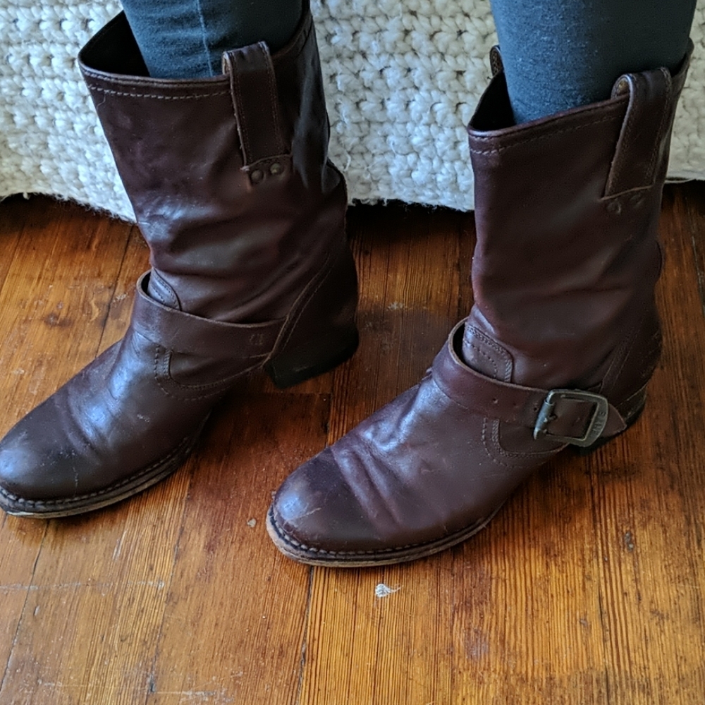 Mid-calf Frye boots